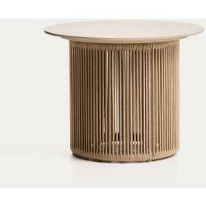 Kovový kulatý zahradní stolek ø 55 cm Orosei – Kave Home obraz