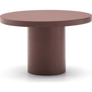 Betonový kulatý zahradní jídelní stůl ø 120 cm Aiguablava – Kave Home obraz