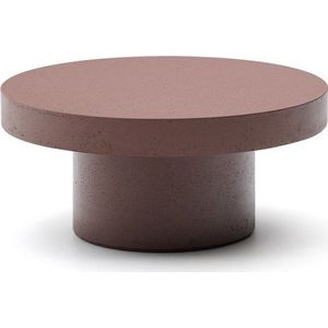 Betonový kulatý zahradní konferenční stolek ø 66 cm Aiguablava – Kave Home obraz
