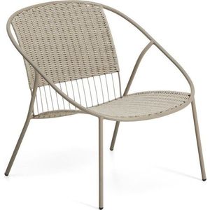 Taupe zahradní křeslo Atrani – Kave Home obraz