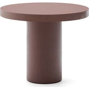 Betonový kulatý zahradní jídelní stůl ø 90 cm Aiguablava – Kave Home obraz