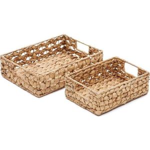 Košíky v sadě 2 ks z vodního hyacintu 36x27x9 cm Tressa – Kave Home obraz