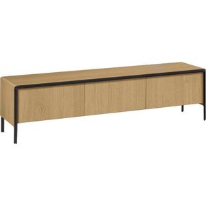 TV stolek v dekoru dubu v přírodní barvě 180x50x43 cm Nadyria – Kave Home obraz