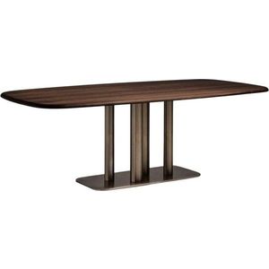 Jídelní stůl v dekoru ořechu 110x220 cm Melvar – Kave Home obraz