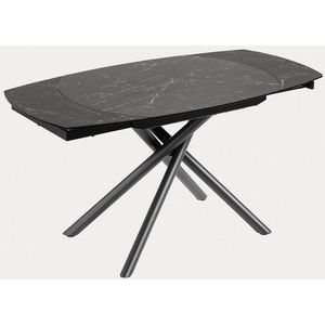 Rozkládací jídelní stůl s přídavnou deskou s keramickou deskou 100x130 cm Yodalia – Kave Home obraz
