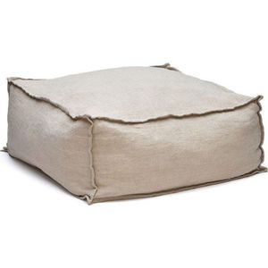 Béžový lněný sedací vak Forallac – Kave Home obraz