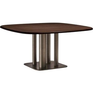 Jídelní stůl v dekoru ořechu 121x121 cm Melvar – Kave Home obraz