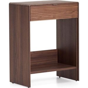 Komoda v dekoru ořechu v tmavě přírodní barvě 60x81x37 cm Norlen – Kave Home obraz