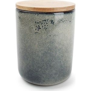 Kameninová dóza na potraviny Meridian – Salt&Pepper obraz