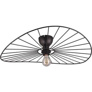 Matně černé stropní svítidlo ø 60 cm Chapeau – Reality obraz