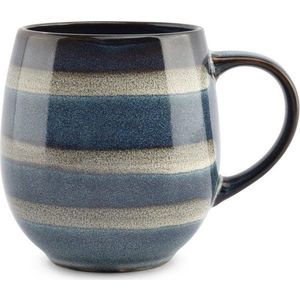 Modrý kameninový hrnek 430 ml Muggies – Salt&Pepper obraz