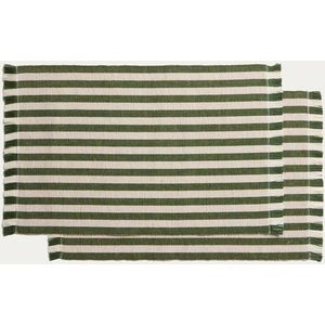 Látková/z juty prostírání v sadě 2 ks 35x50 cm Daltan – Kave Home obraz