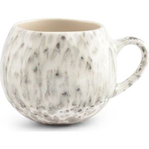 Šedý kameninový hrnek 460 ml Muggies – Salt&Pepper obraz