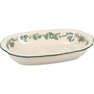 Zelený/slonovinový servírovací porcelánový talíř Cyril – S|P Collection obraz