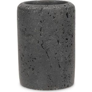 Tmavě šedý kelímek na zubní kartáčky z polyresinu Suds – S|P Collection obraz