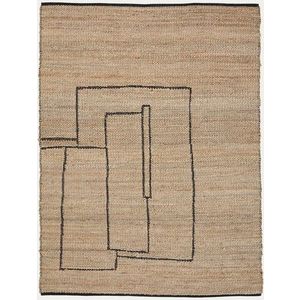 Oboustranný/ručně tkaný jutový koberec v přírodní barvě 200x300 cm Velira – Kave Home obraz