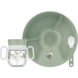 Plastová dětská jídelní sada 3 ks Little Farm – Mepal obraz
