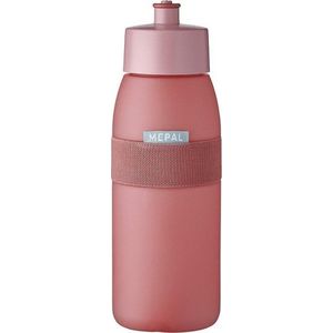 Světle červená plastová lahev 500 ml Ellipse – Mepal obraz