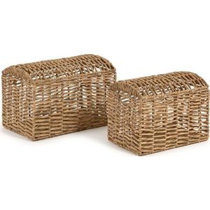 Košíky v sadě 2 ks z vodního hyacintu 60x37x40 cm Xuliana – Kave Home obraz