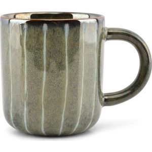 Tmavě zelený kameninový hrnek 500 ml Muggies – Salt&Pepper obraz