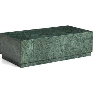 Zelený mramorový konferenční stolek 50x100 cm Sorein – Kave Home obraz