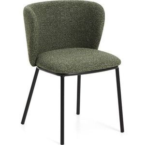 Zelené čalouněné jídelní křeslo Ciselia – Kave Home obraz