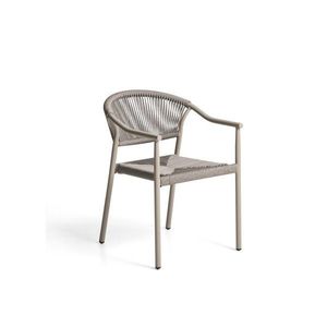 Taupe ratanová zahradní židle Livadia – Kave Home obraz