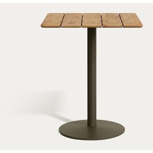 Zahradní jídelní stůl s deskou z akácie 80x80 cm Esilda – Kave Home obraz
