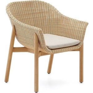 Ratanová zahradní židle v přírodní barvě Galea – Kave Home obraz