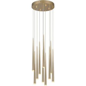 LED závěsné svítidlo ve zlaté barvě ø 30 cm Cala – Trio Select obraz