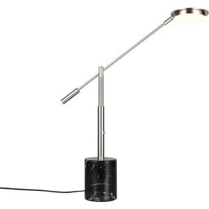 Černá/ve stříbrné barvě LED stolní lampa (výška 65 cm) Fiore – Trio Select obraz