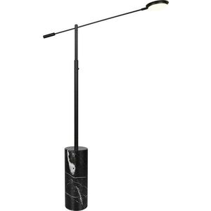 Černá LED stojací lampa (výška 145 cm) Fiore – Trio Select obraz