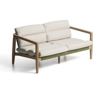 Zelená/béžová čalouněná zahradní pohovka Menfi – Kave Home obraz