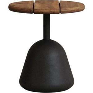 Kulatý zahradní konferenční stolek s deskou z akácie ø 43 cm Saura – Kave Home obraz