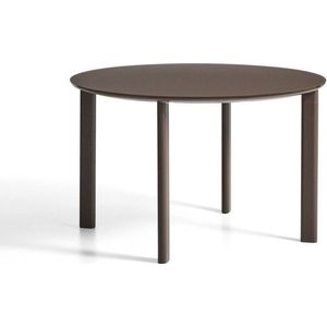 Kulatý zahradní jídelní stůl se skleněnou deskou ø 120 cm Erice – Kave Home obraz