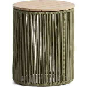 Kulatý zahradní stolek s deskou z akácie ø 40 cm Dandara – Kave Home obraz