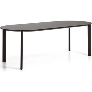 Zahradní jídelní stůl se skleněnou deskou 100x230 cm Erice – Kave Home obraz