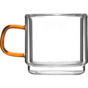 Skleněné hrnky v sadě 2 ks na espresso 80 ml Amber – Vialli Design obraz