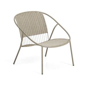 Taupe zahradní křeslo Atrani – Kave Home obraz