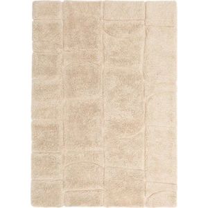 Krémový ručně tkaný vlněný koberec 200x300 cm Nak – Kave Home obraz