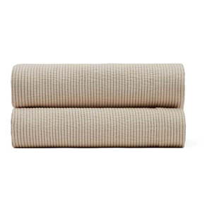 Béžový bavlněný přehoz na dvoulůžko 180x250 cm Bedar – Kave Home obraz