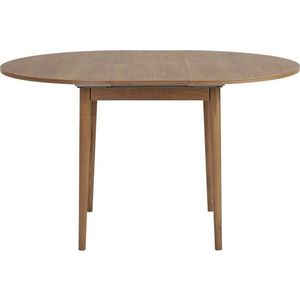 Kulatý rozkládací jídelní stůl s přídavnou deskou v dekoru dubu ø 100 cm Viona – Kalune Design obraz