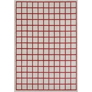 Červený/béžový koberec 160x230 cm Picnic – ESTE obraz