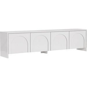 Bílý TV stolek 180x45x32 cm Aurelia – Kalune Design obraz