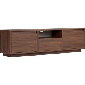 TV stolek v dekoru ořechu v tmavě přírodní barvě 160x42x30 cm Sentinel – Kalune Design obraz