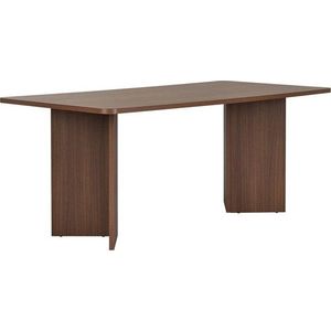 Jídelní stůl v dekoru ořechu 90x180 cm Linza – Kalune Design obraz
