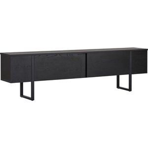 Černý TV stolek 180x50x30 cm Onera – Kalune Design obraz