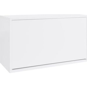 Bílý výklopný/závěsný botník 70x30x40 cm – ReCollector obraz