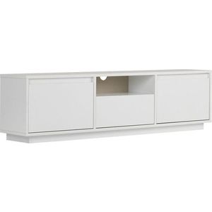 Bílý TV stolek 160x42x30 cm Sentinel – Kalune Design obraz