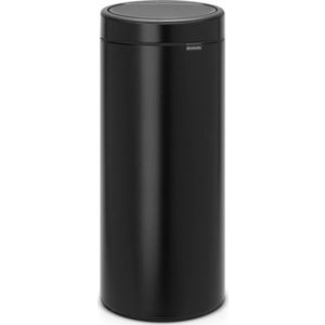 Matně černý dotykový ocelový odpadkový koš 30 l Touch Bin – Brabantia obraz
